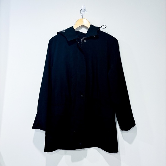 FEN-NELLI Black mid-season coat - Picture 1 of 9